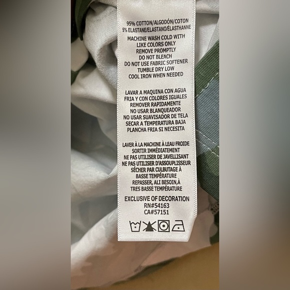 TOMMY HILFIGER CAMO-DRESS SLEEVELESS HALTER KNEE LENGTH GREEN COLOR SIZE MEDIUM - Picture 8 of 13